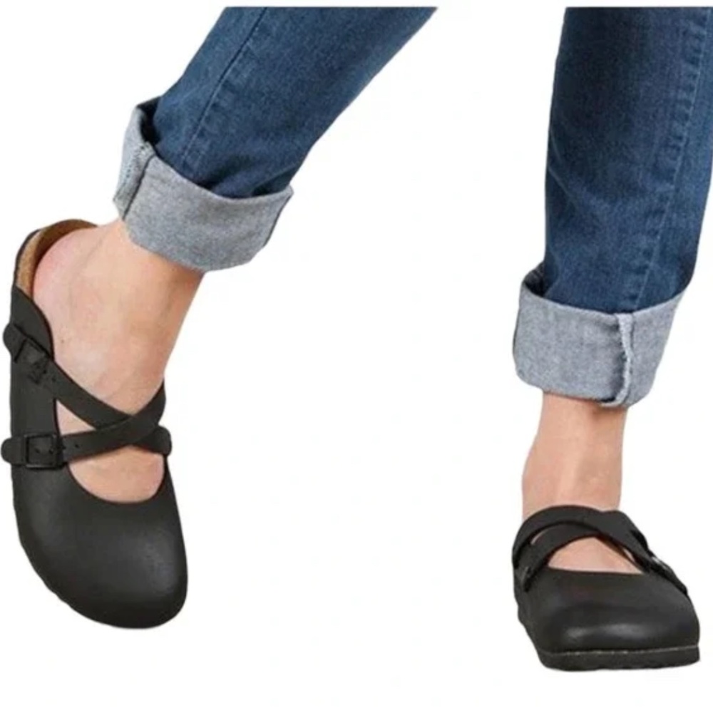 Birkenstock Birki's Dorian Black Slide Clog Mule